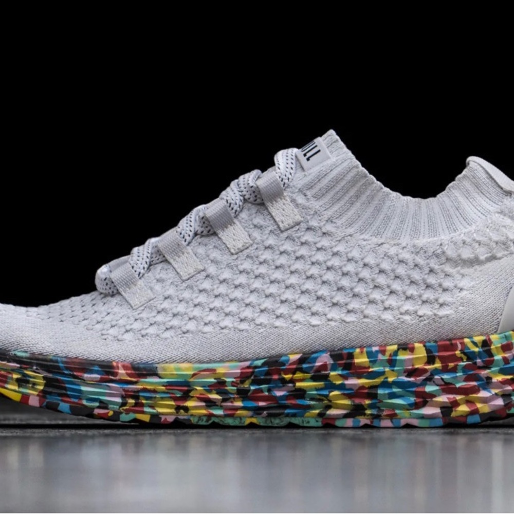 Wild white knit runner sneakers (woman)